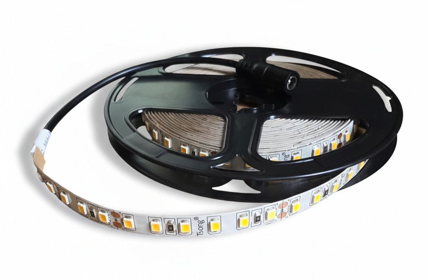 Tsong LED strip 5 meter - 24V DC - 9.6W - Warmwit 3000K - 120 LED's/m - IP20 binnenshuis - dimbaar
