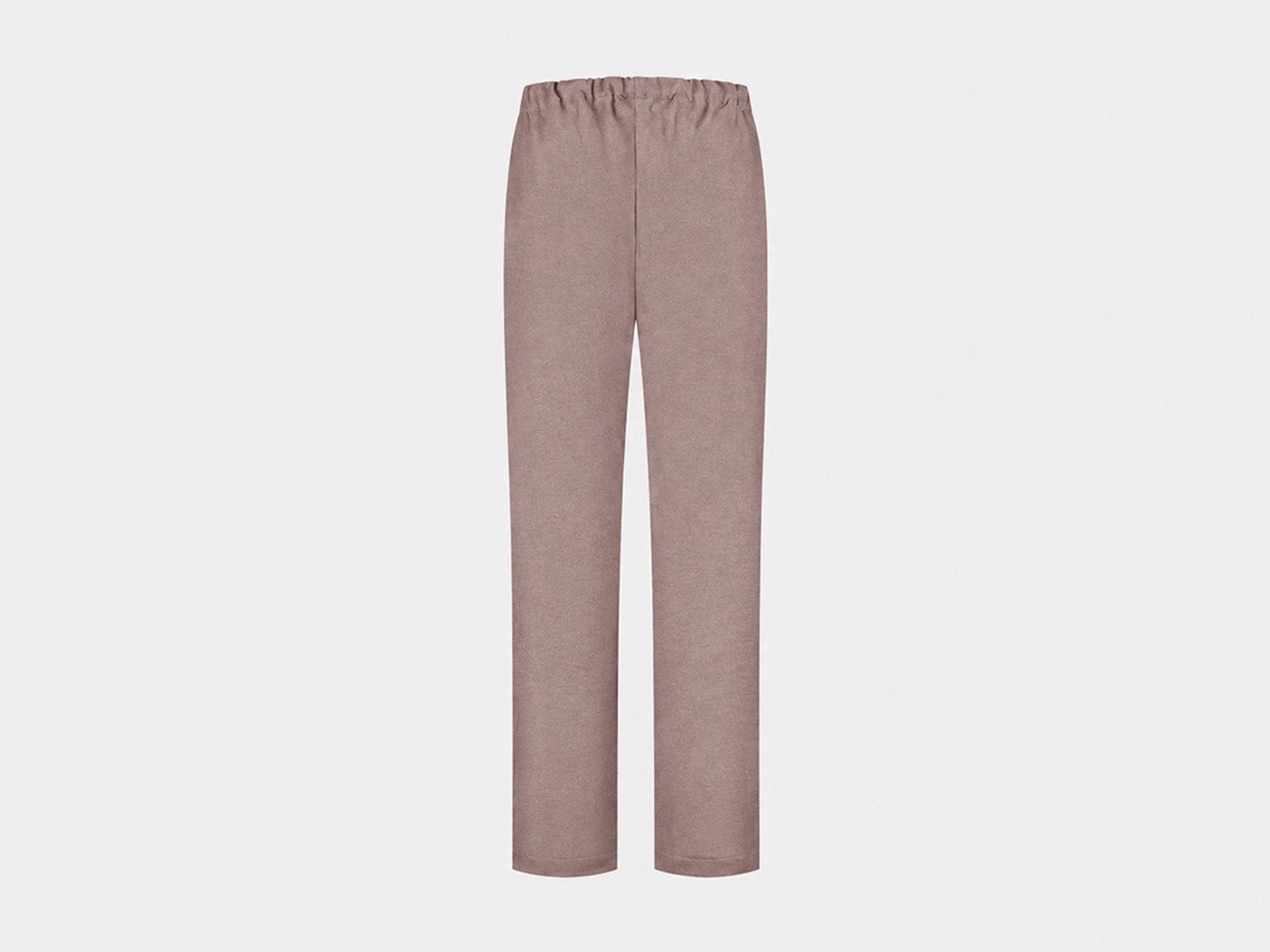 Yumeko pyjamabroek dames flanel mauve chambray xl