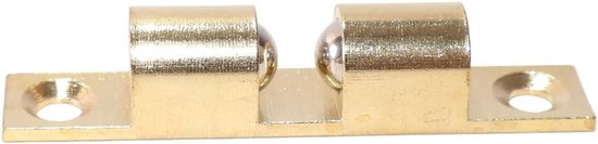 4 messing kogel sluitingen kastdeur 60 mm met schroeven — afbeelding 4