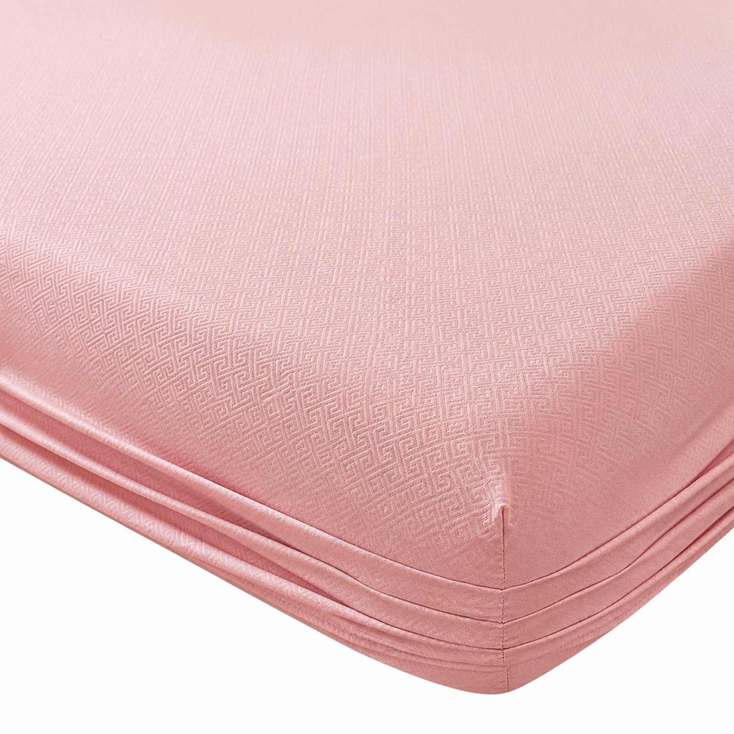 SWGOTA Waterdichte hoeslakenset roze, 3-delig - hoeslaken 153 x 203 cm en 2 kussenslopen - geborstelde stof - voor matrassen tot 30 cm hoog