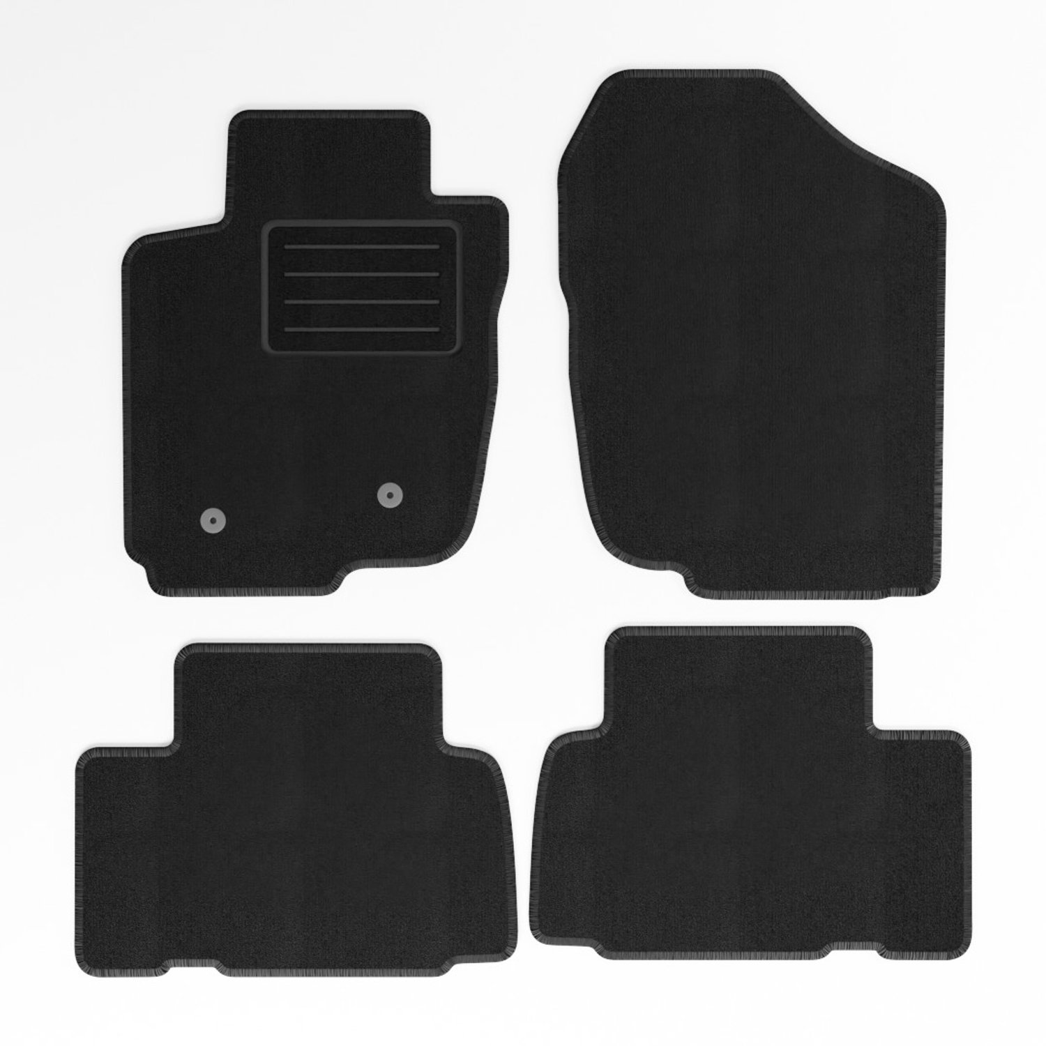 Mats4all | Naaldvilt automatten passend voor Toyota Rav4 5 deurs 2006-2012 | Antislip | Met versterking | 4-delig | Automatten | Mattenset