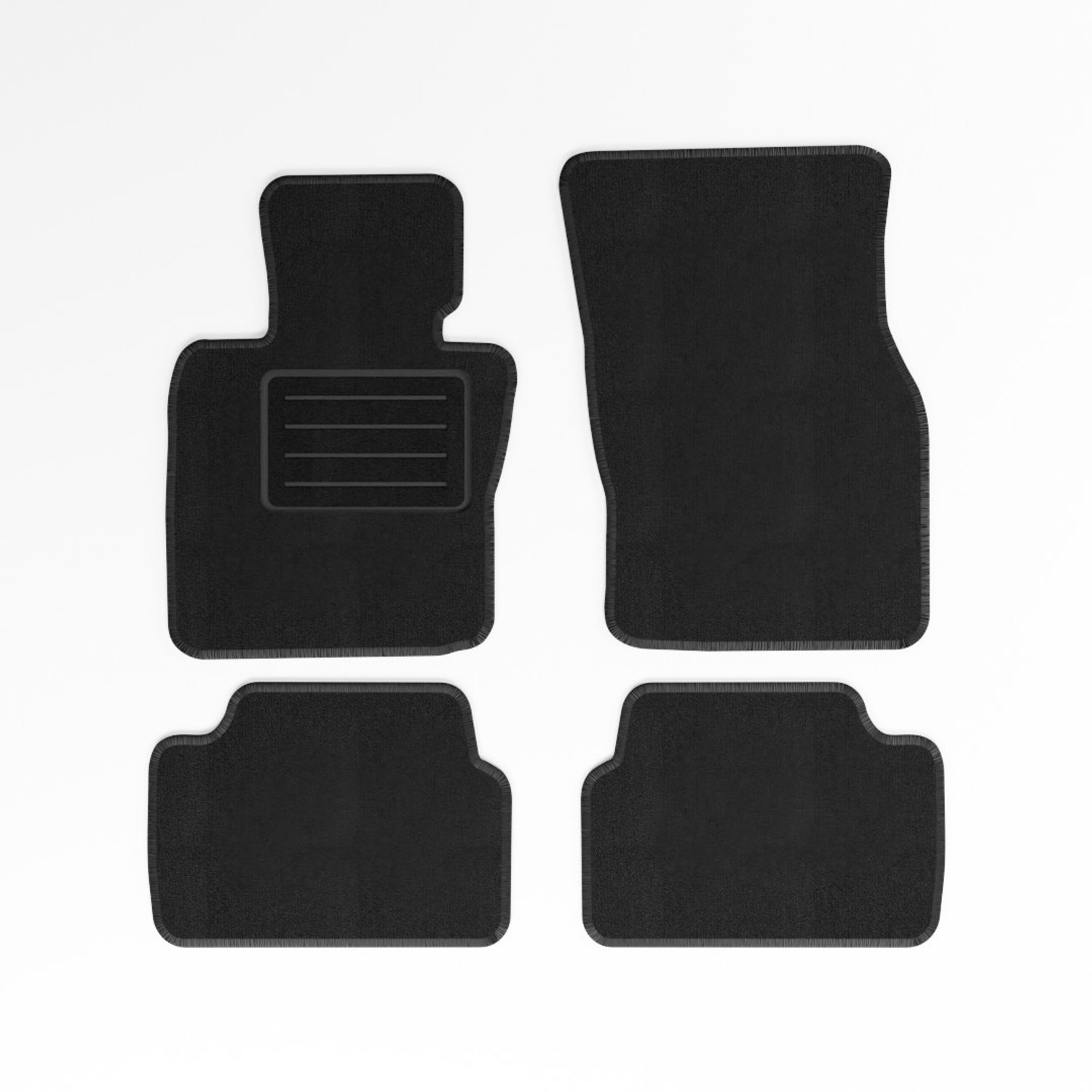 Mats4all | Naaldvilt automatten passend voor Mini 5-deurs 2014-> (F55) | Antislip | Met versterking | 4-delig | Automatten | Mattenset