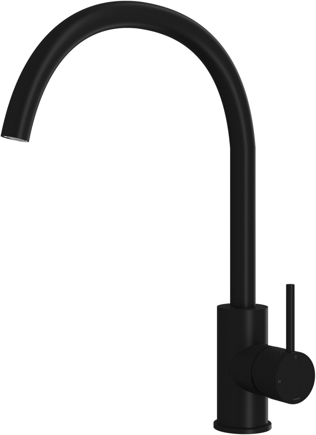 Hotbath Cobber X CX040 keukenkraan met draaibare uitloop geborsteld zwart PVD