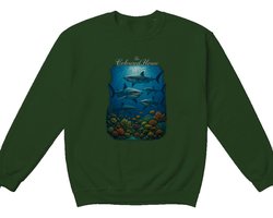 Haaien Sweater – The Coloured House – Onderwater Outfit – Unisex Sweater voor Dames & Heren – Origineel Cadeau