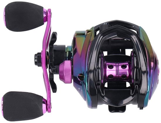 Baitcast Reel 12 Versnellingen - Magnetische Rem - Lichtgewicht - RVS Lager - Duurzaam Metaal - Stabiliteit op Hoge Snelheid - Viswiel — afbeelding 4