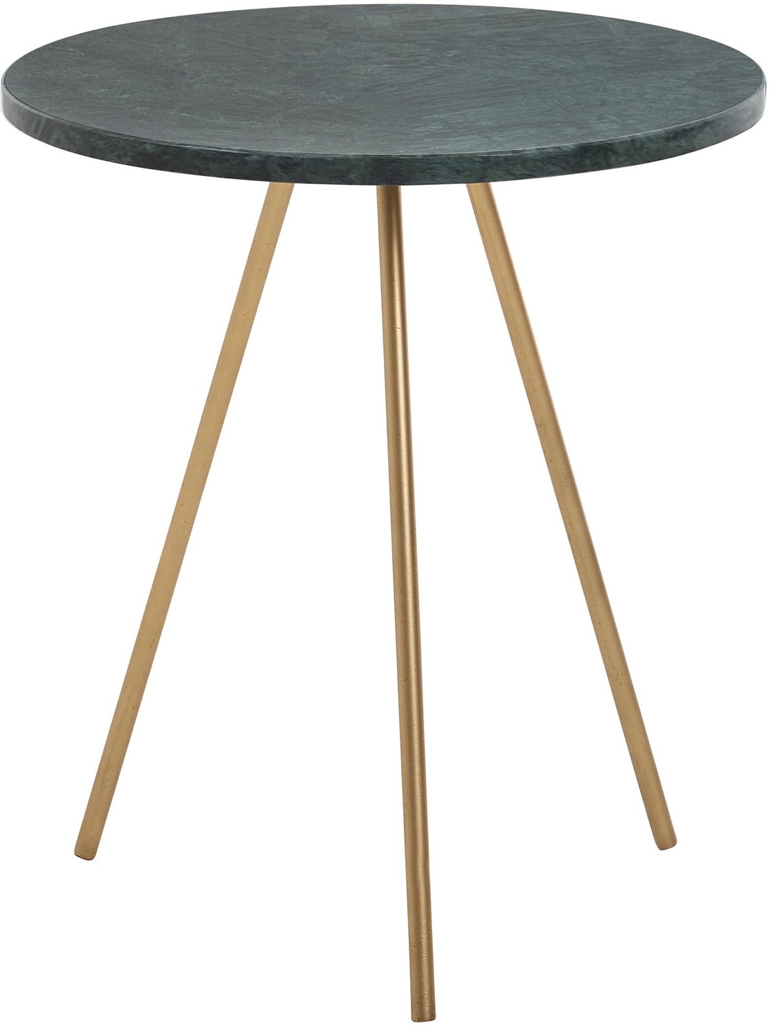 Cosmo Casa Ronde bijzettafel - Marmer - 38 x 38 x 44 cm groen