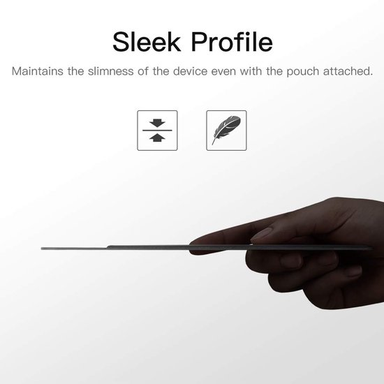 Elastische Pencil Bag voor Apple Pencil met Zelfklevende Bevestiging — afbeelding 4