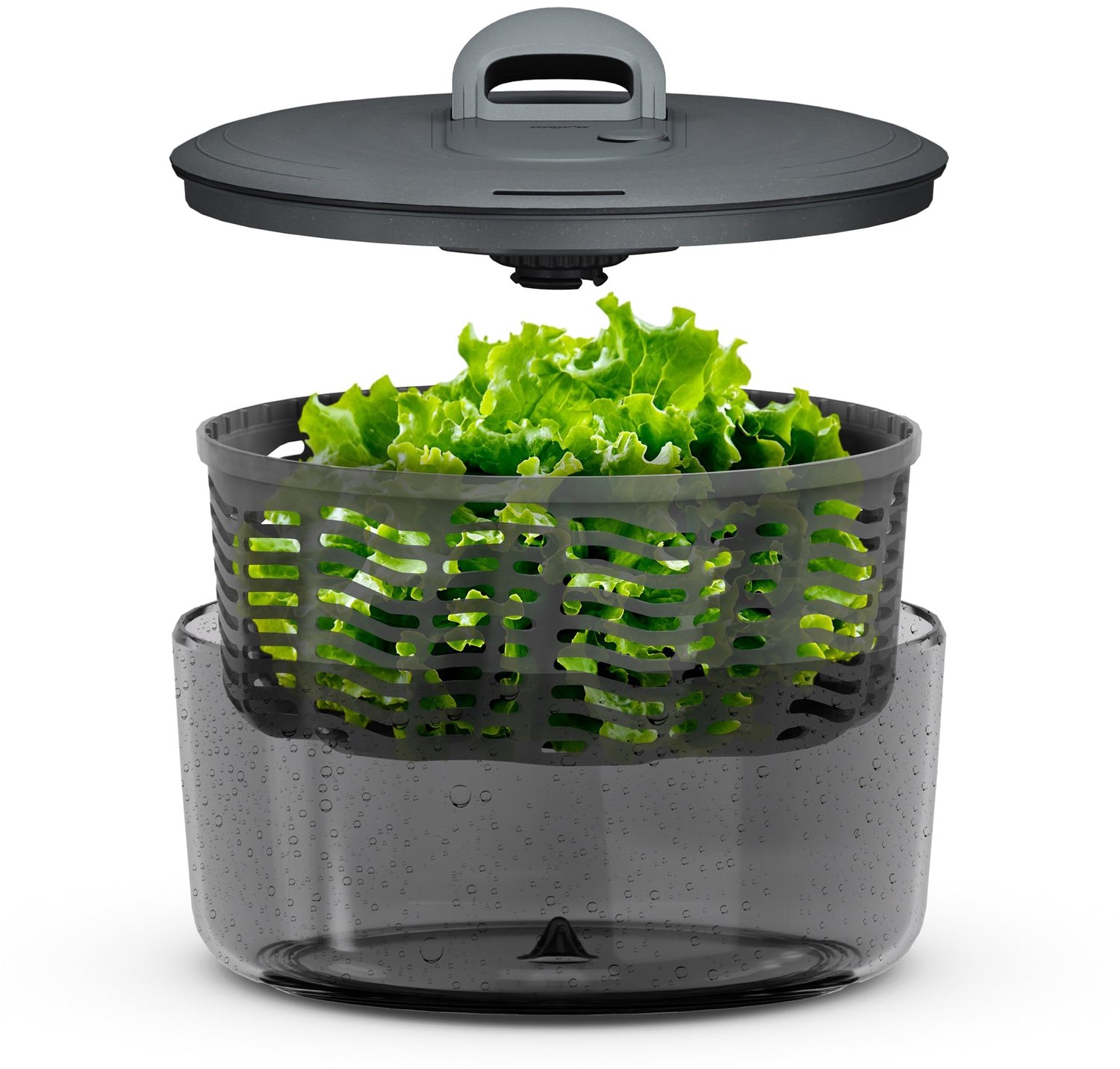 Kleine Saladespinner met AquaVent Technologie en Antislip Basis