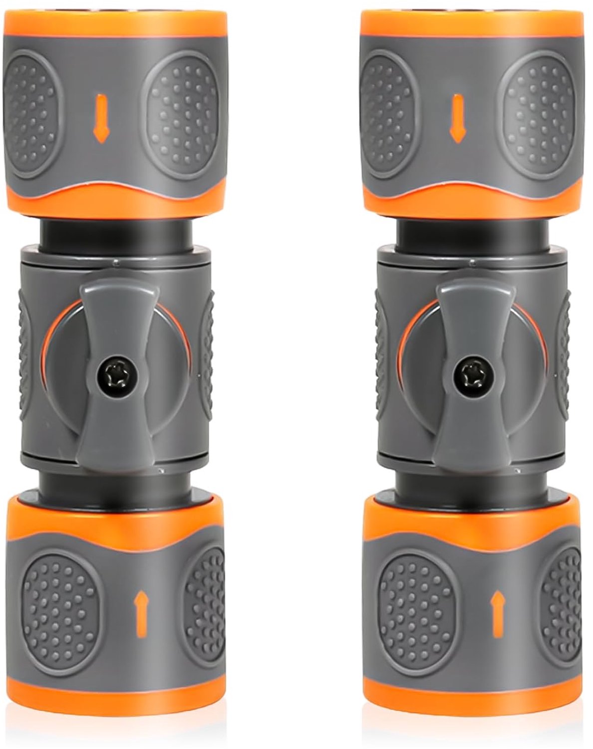 Set van 2 Tuinslang Aansluitingen met Waterstop