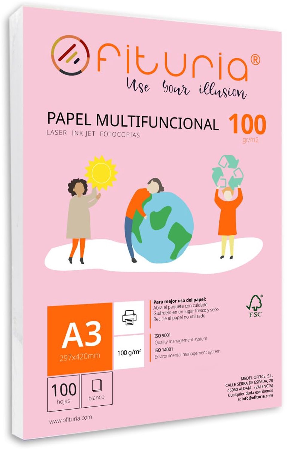 A3 Papieren - 100 Vellen - 100 g/m²