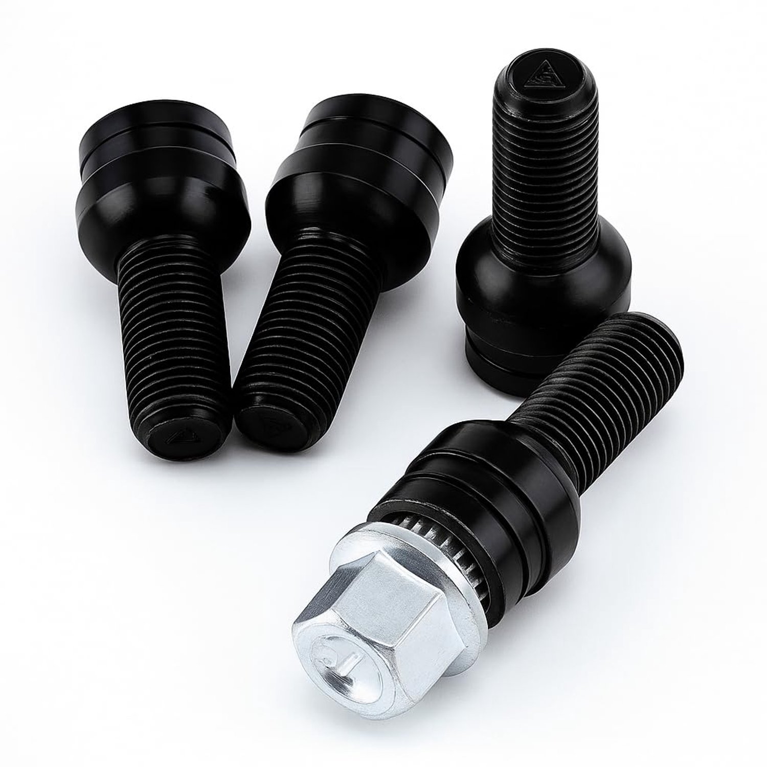 Wielmoer Set - M14*1.5 mm Staal - Wielmoeren - Wielmoerkapjes - Sleutel - Corrosiebestendig - Wielbout