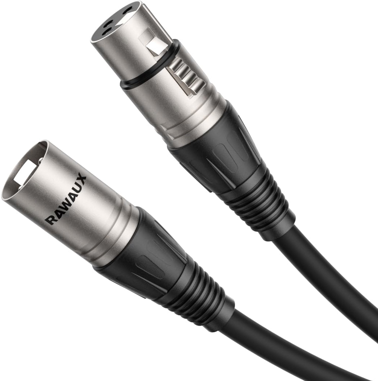 XLR Kabel van 1 Meter voor Microfoons en Geluidsapparatuur