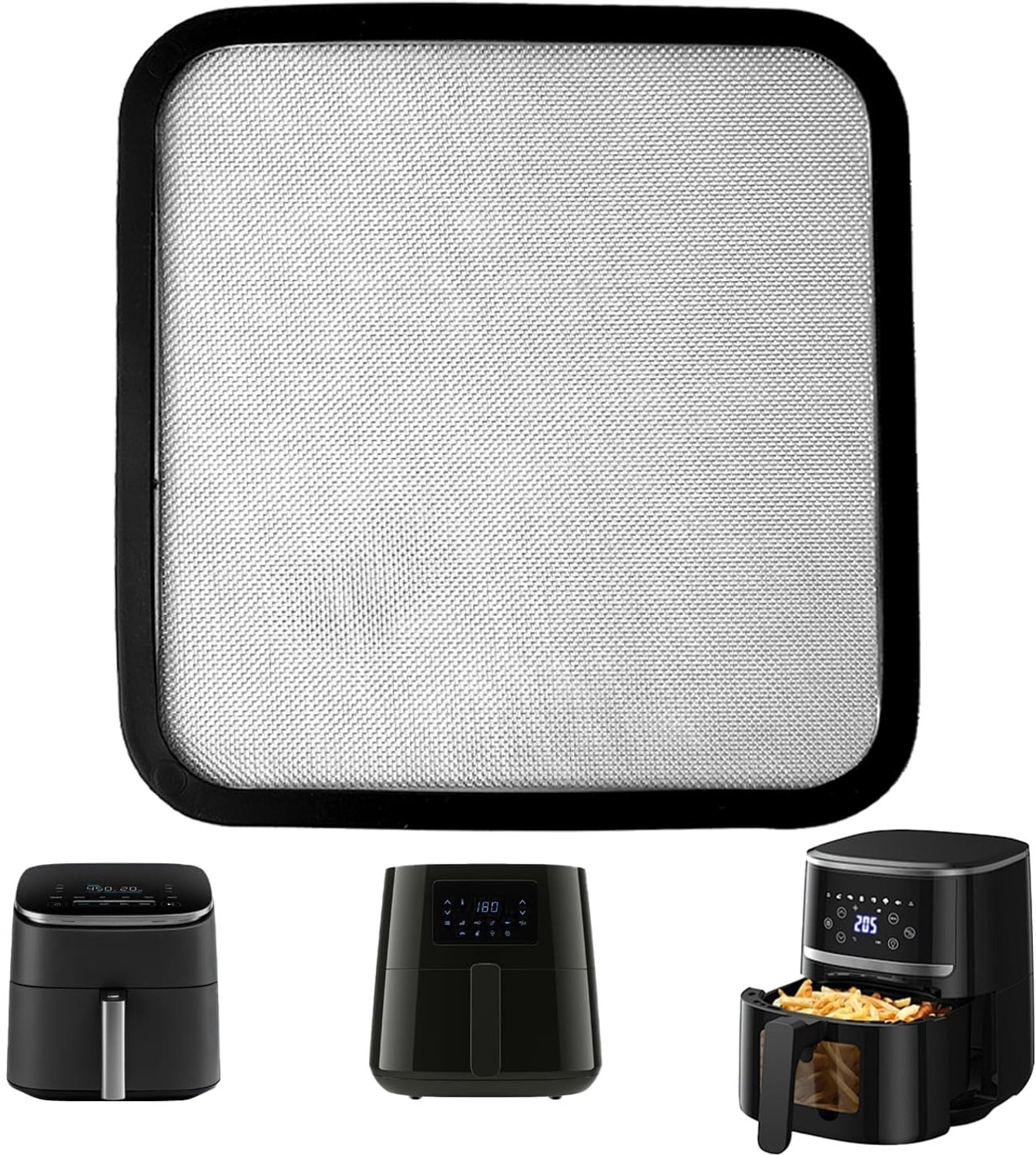 Magnetische Spatscherm voor Airfryer met Effectieve Bescherming
