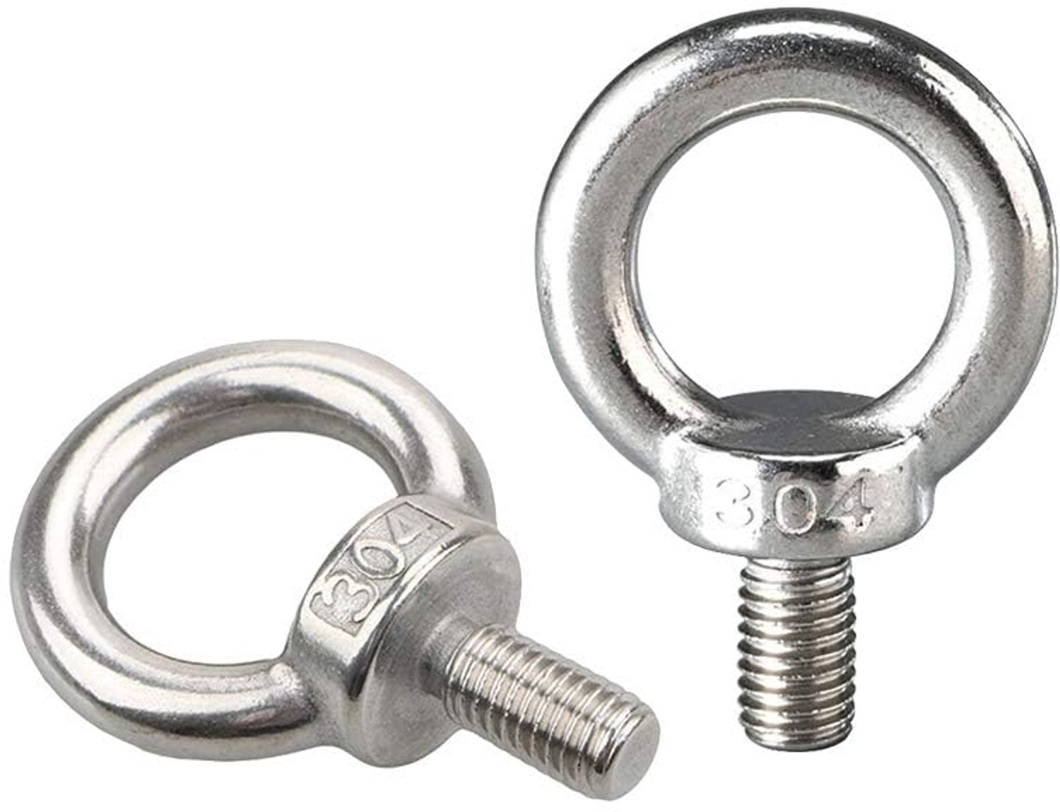 M10 x 18 RVS Ringbouten 2 Stuks