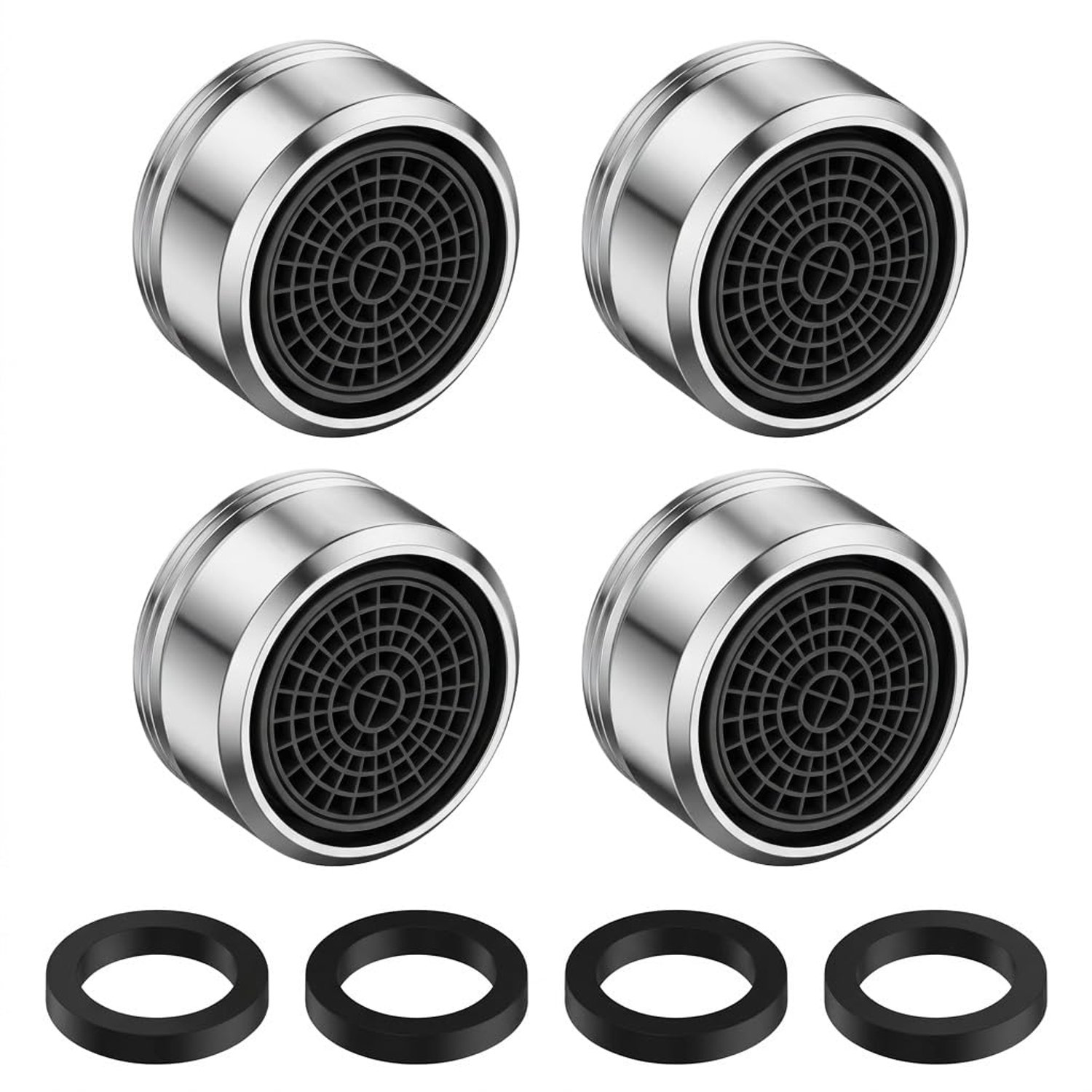 Set van 4 Waterbesparende Kraanbesparers 24mm