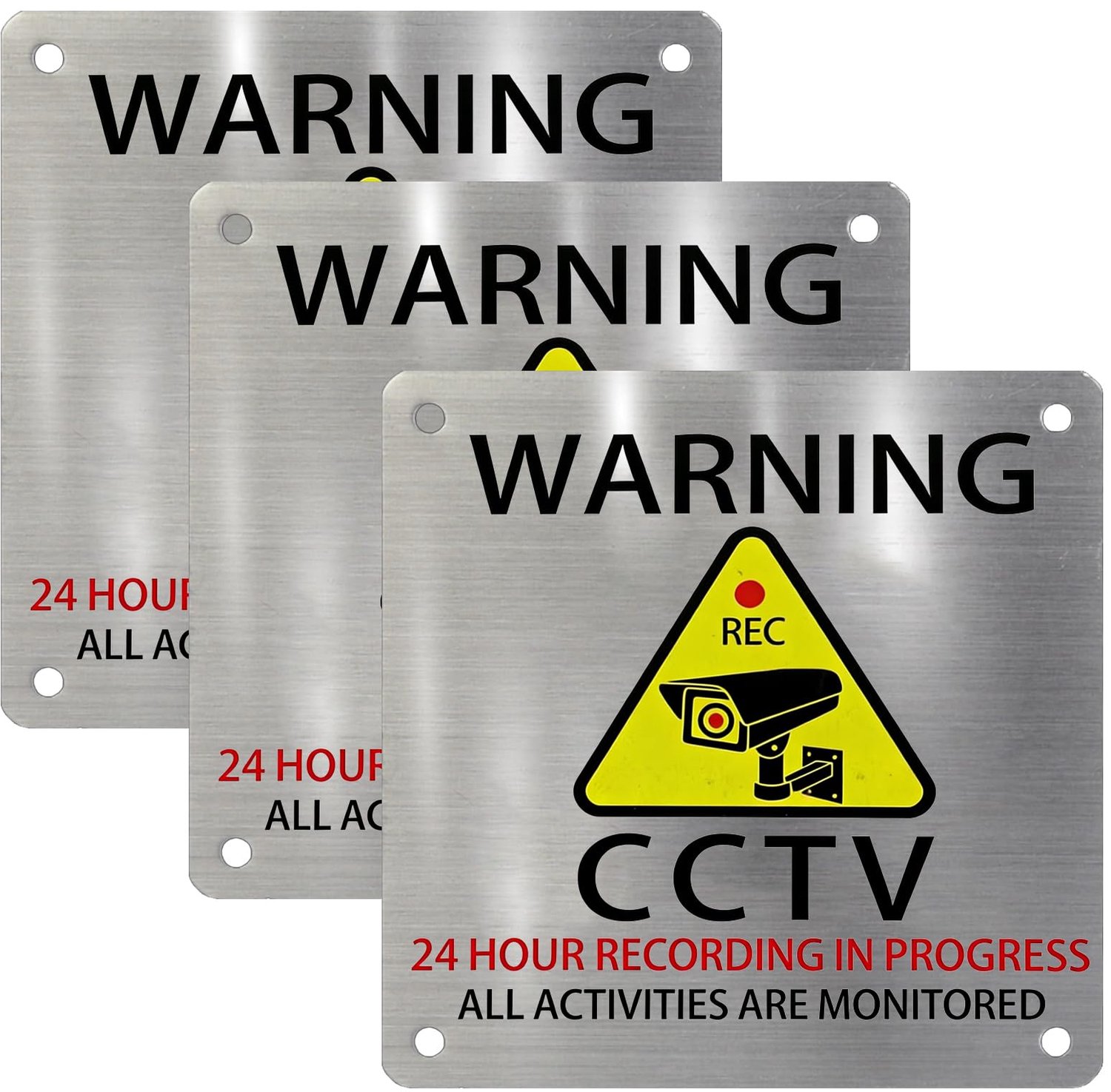 Videobewaking Signaalplaat, Waterdicht en Met Lijm