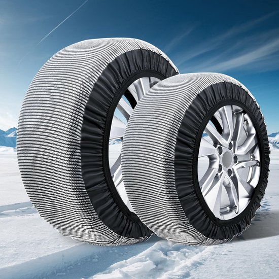 Set van 2 Super Grip Sneeuwsokken voor Auto