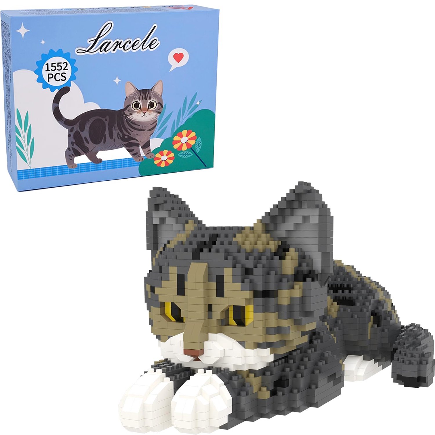 DIY Micro Cat Bouwblokset met 1552 Onderdelen