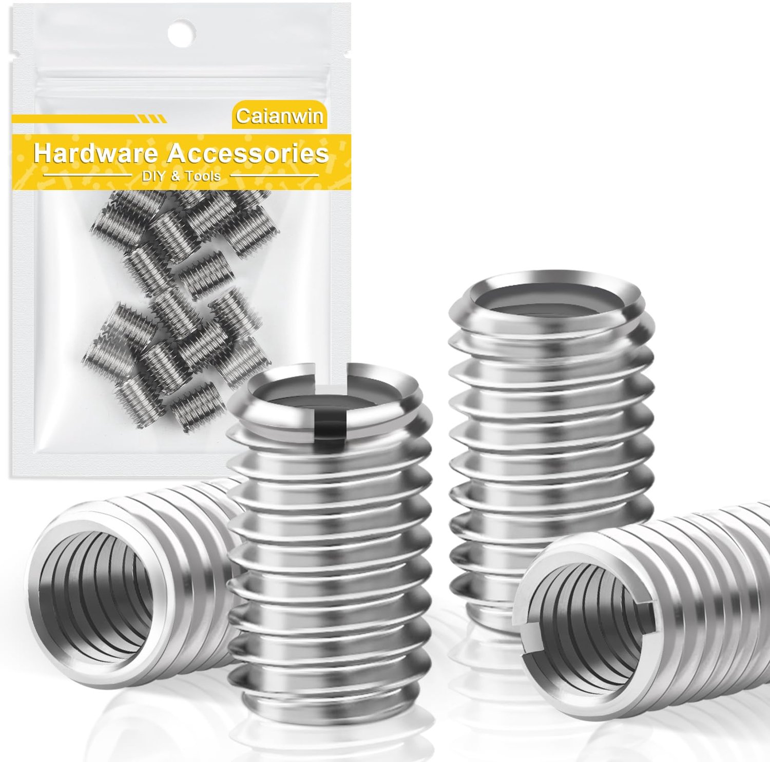 20 Stuks Draad Inserts M6 tot M10 RVS voor Draadherstel