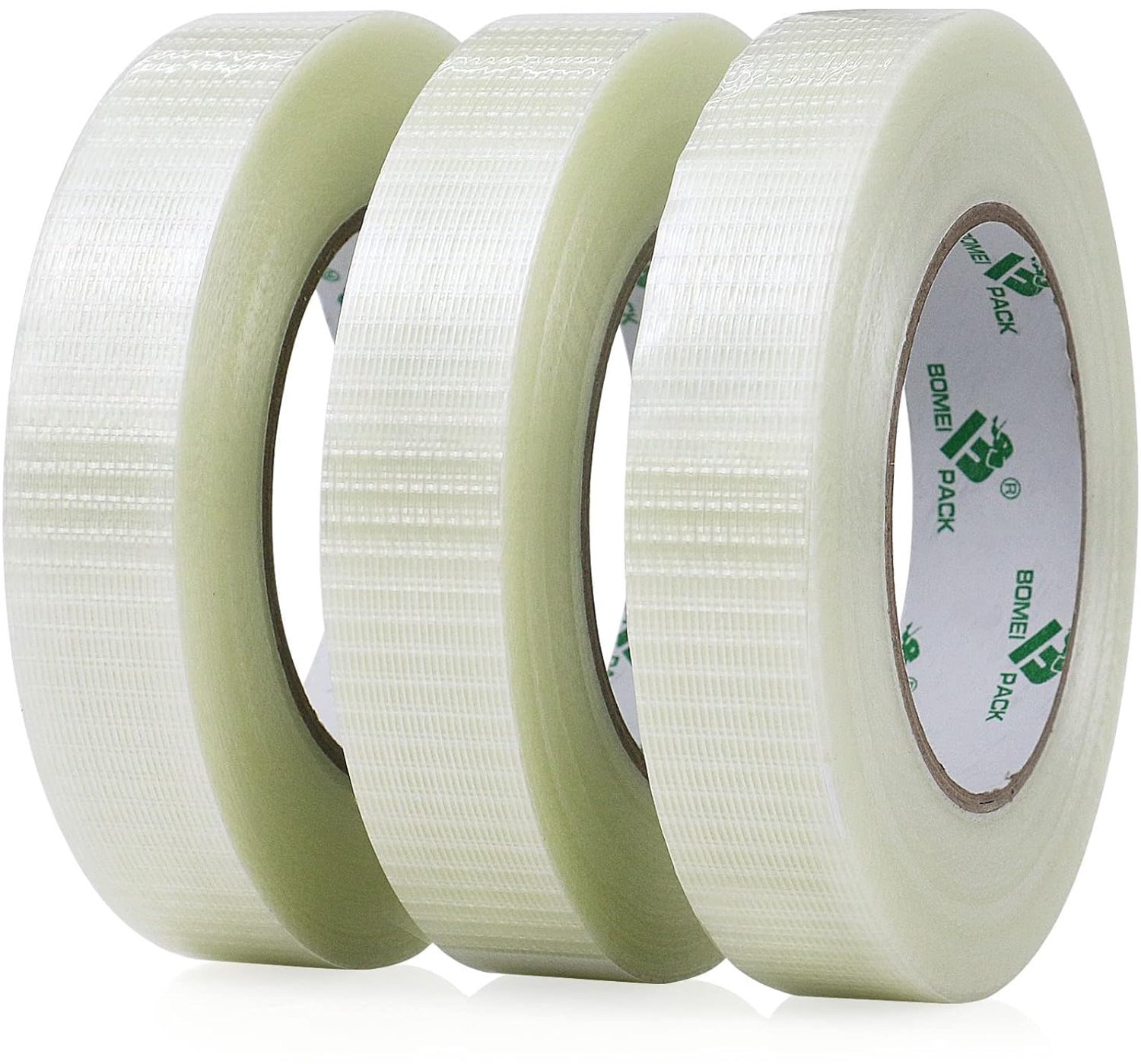Set van 3 Filament Tape 25mm x 50m voor Versterken en Repareren