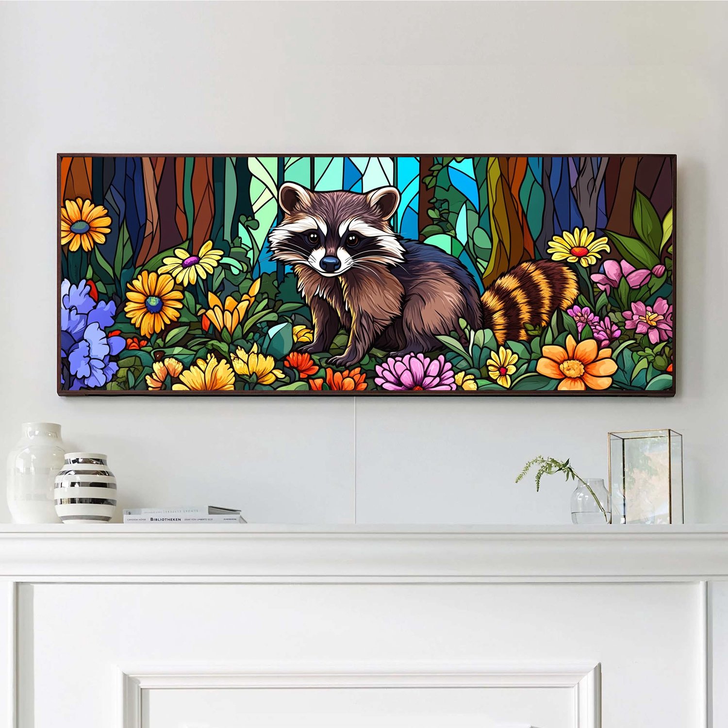 5D Diamant Schilderen Wasbeer DIY Kunstset 30x80cm