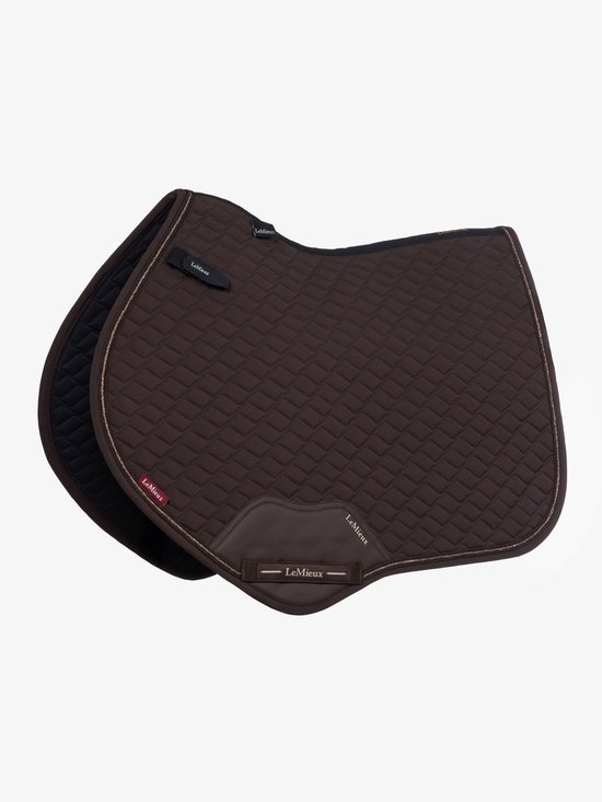 LeMieux Zadeldek Brilliance Close Contact Espresso - L | Zadeldekje paard LeMieux Zadeldek Brilliance Close Contact Espresso - L | Zadeldekje paard