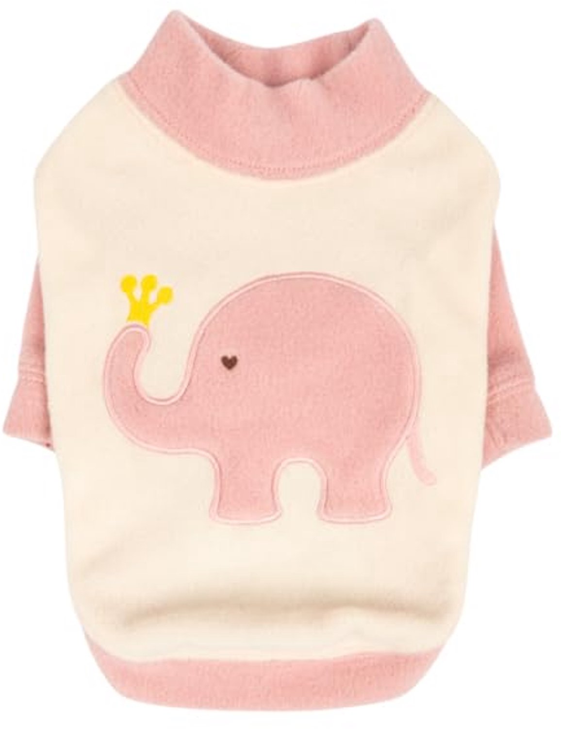 Winter Dog Sweater - Turtleneck - Roze