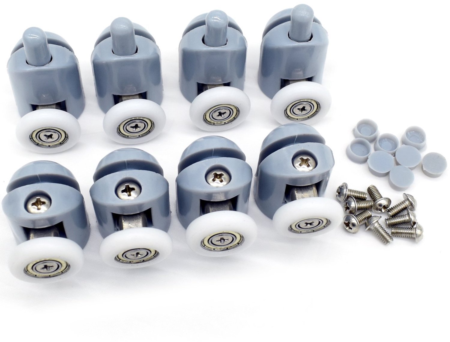 Douchedeur Rollen Set voor Cabines met 8 Stuks