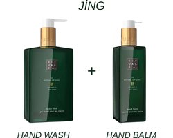 Rituals - Jing - Hand Wash 300 ml New Design + Hand Balm 175 ml - Handzeep - Handbalsem