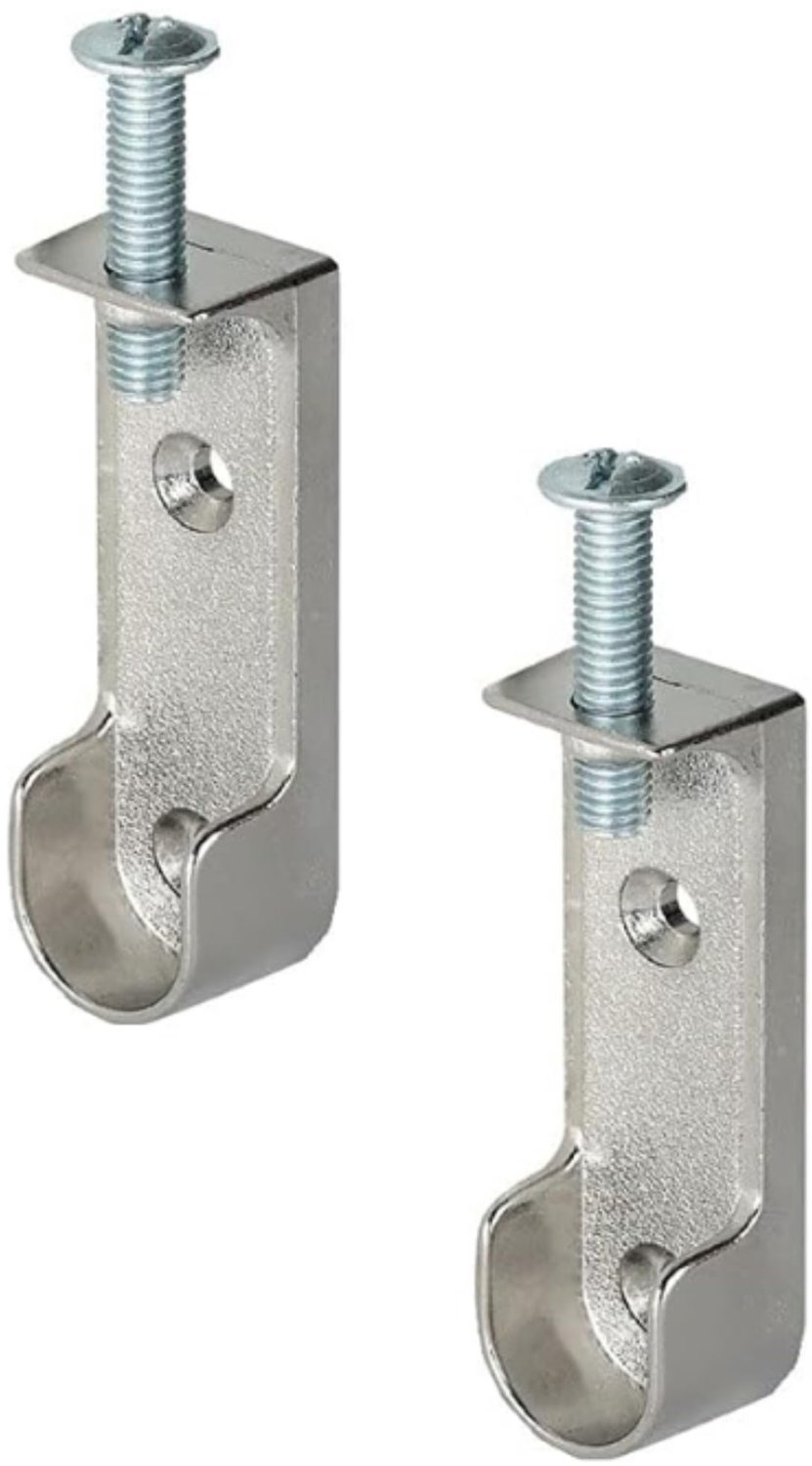 Plafondkast Tube Lagere - 2 Stuks - Wandmontage - Chroom