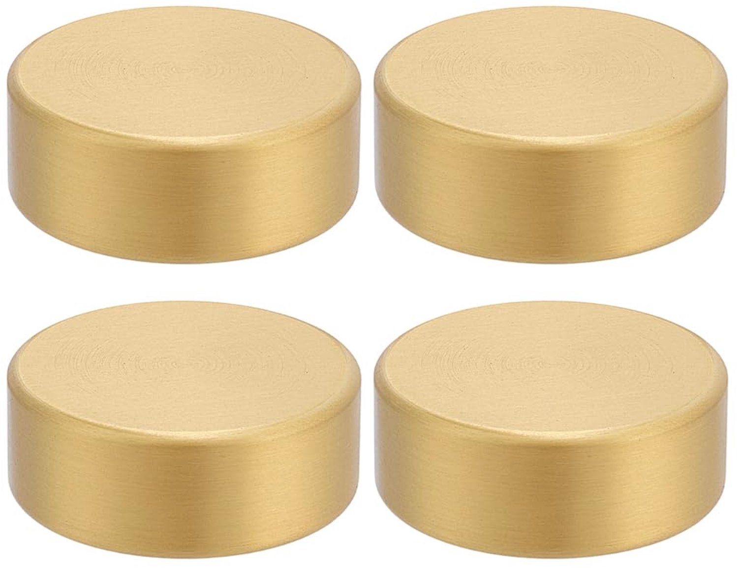 Set van 4 Messing Paperweights - Ronde Vorm 1,5 cm