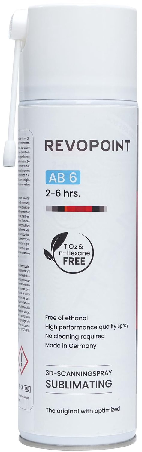 3D Scanning Spray voor Zwarte of Gestructureerde Oppervlakken 500 ml