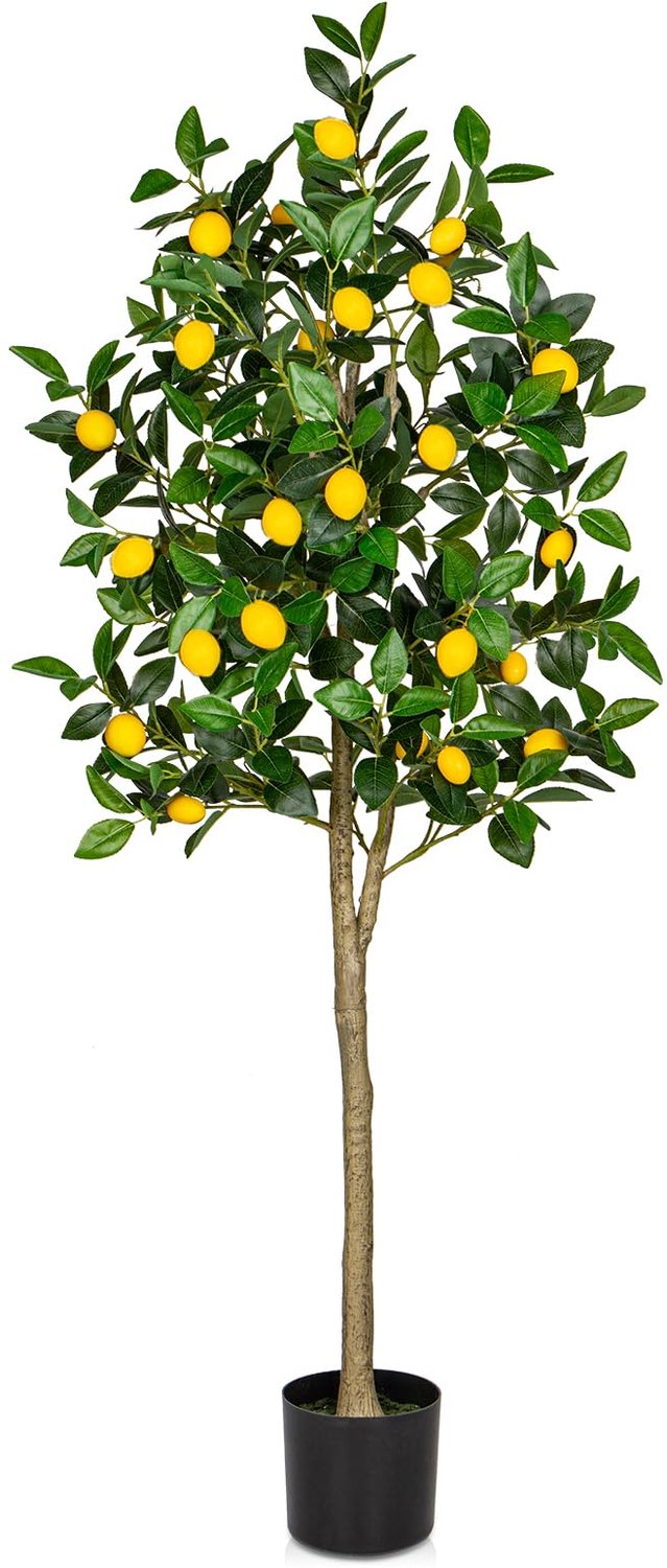 150 cm Kunstmatige Citroenboom in Pot