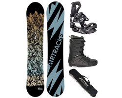 Mountain Lines Snowboard Set met Binding en Softboots