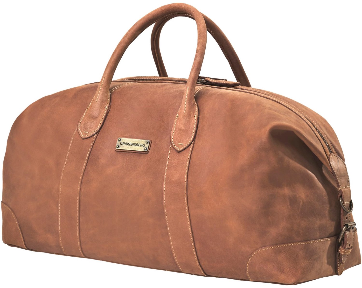 Vintage Leren Weekender Bag voor Reizen