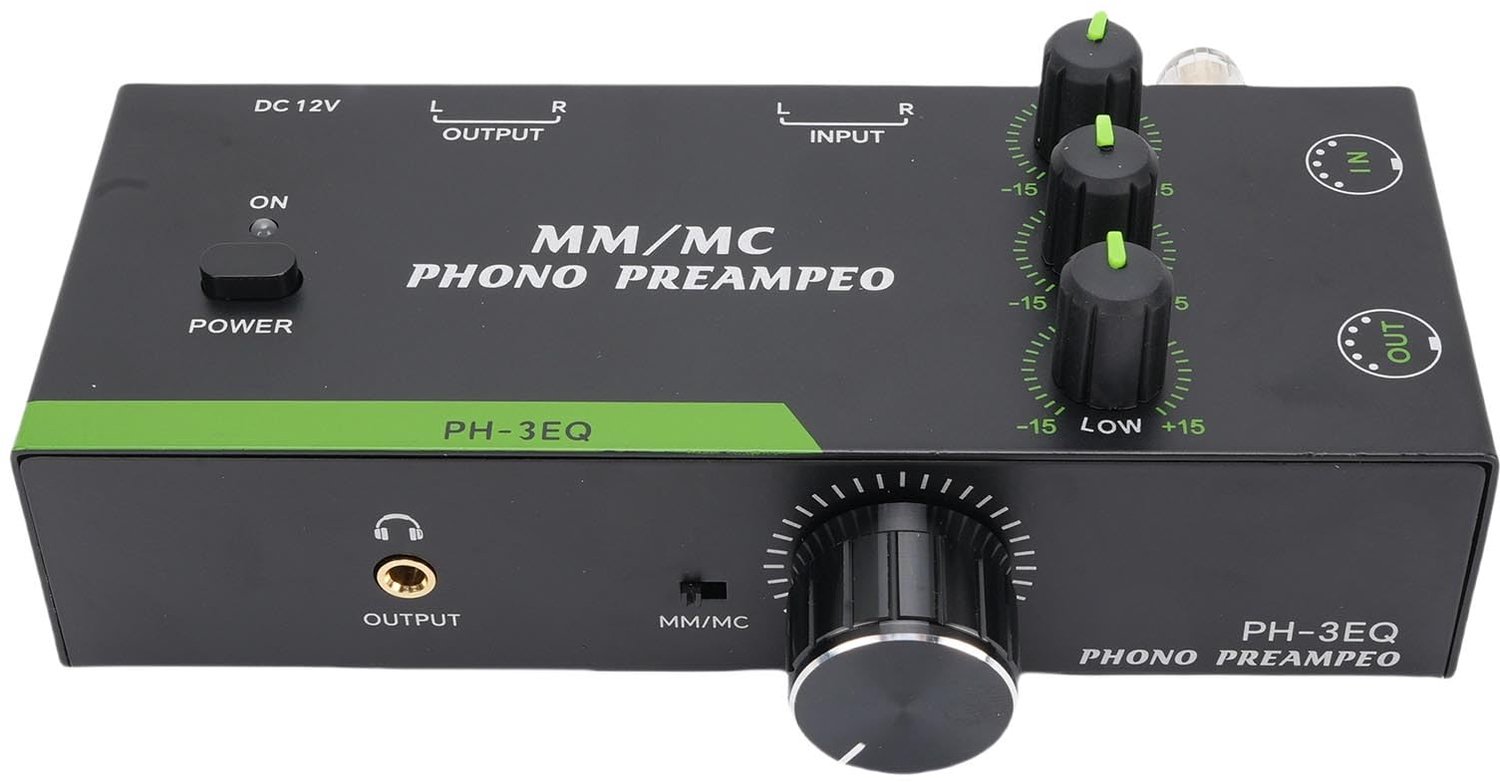 Voorversterker MM/MC - Draaitafelversterker met 3-bandsaanpassing - XLR-ingang/uitgang - Flexibele connectiviteit - Geschikt voor audiofielen - Verfijnde geluidsweergave
