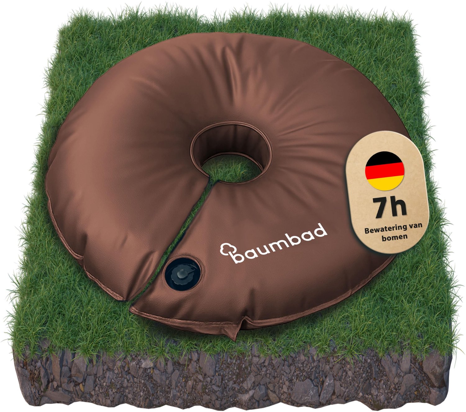 Watergeefring voor Bomen - 55 Liter PVC