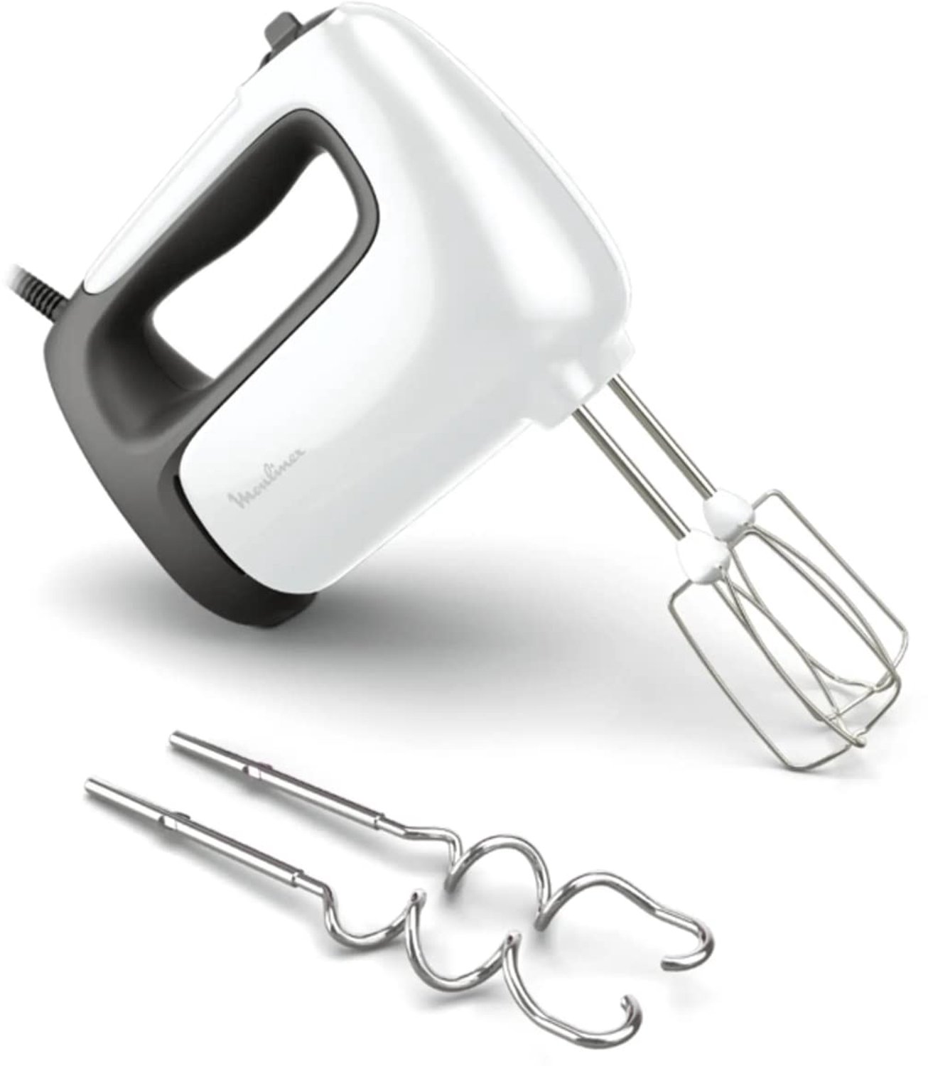 Handmixer met 500 W Motor - 5 Snelheden en Kloppers