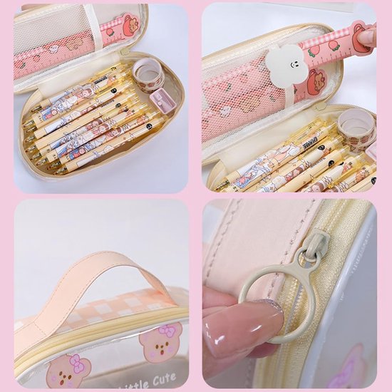 Schattige Bear Pencil Case voor Kinderen — afbeelding 2