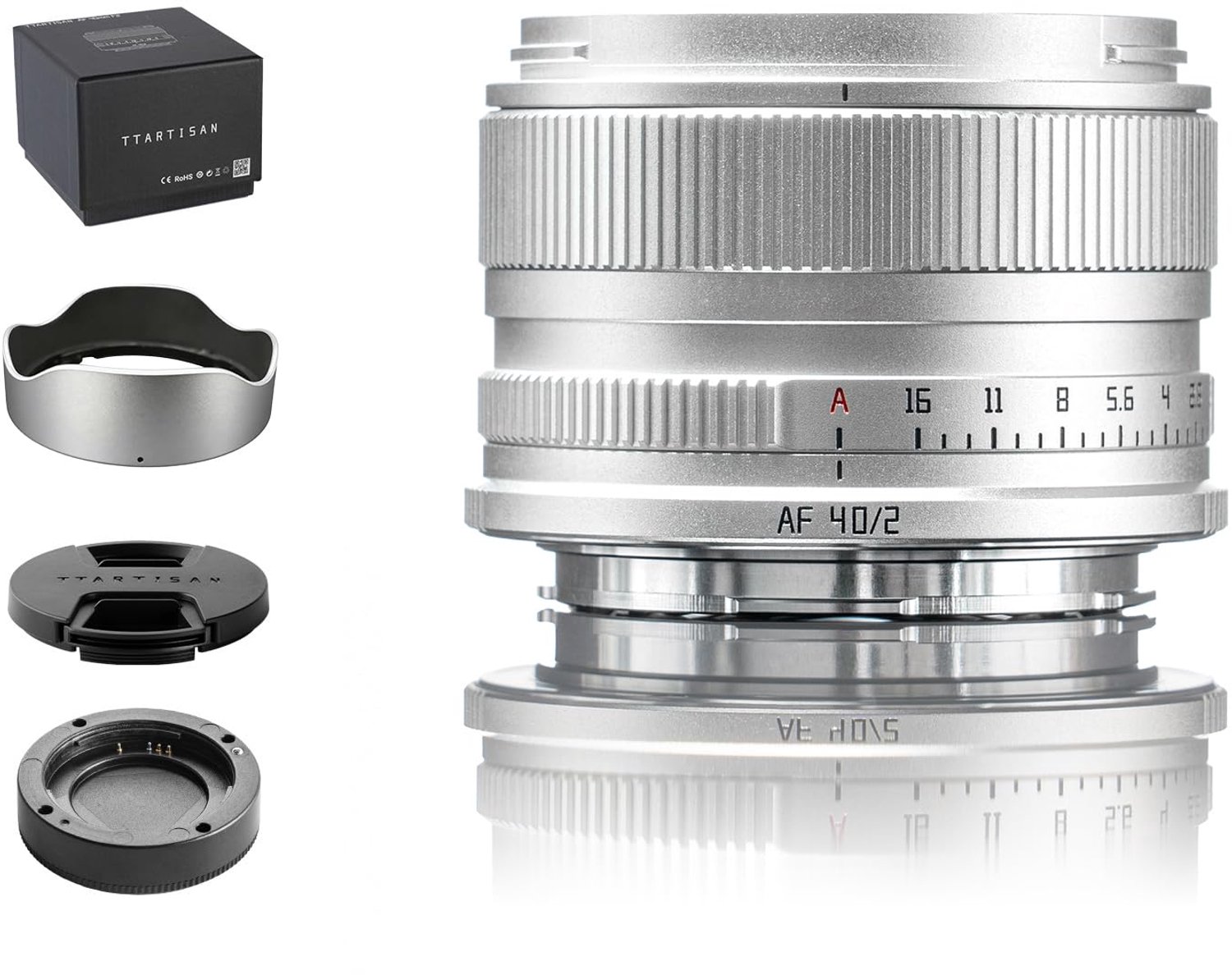 40mm f/2 Autofocus Lens - Silver voor L-Mount