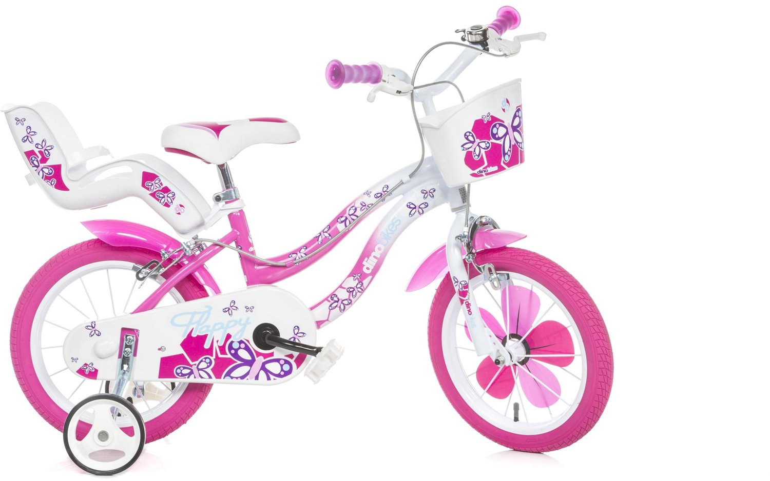 14 Inch Meisjes Fiets met Knijprem Roze