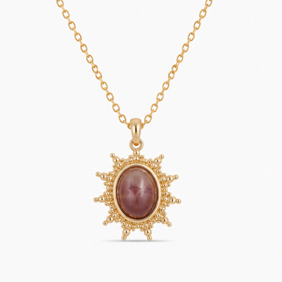 Deja Jewels - Dames ketting met hanger - Goudkleurig edelstaal