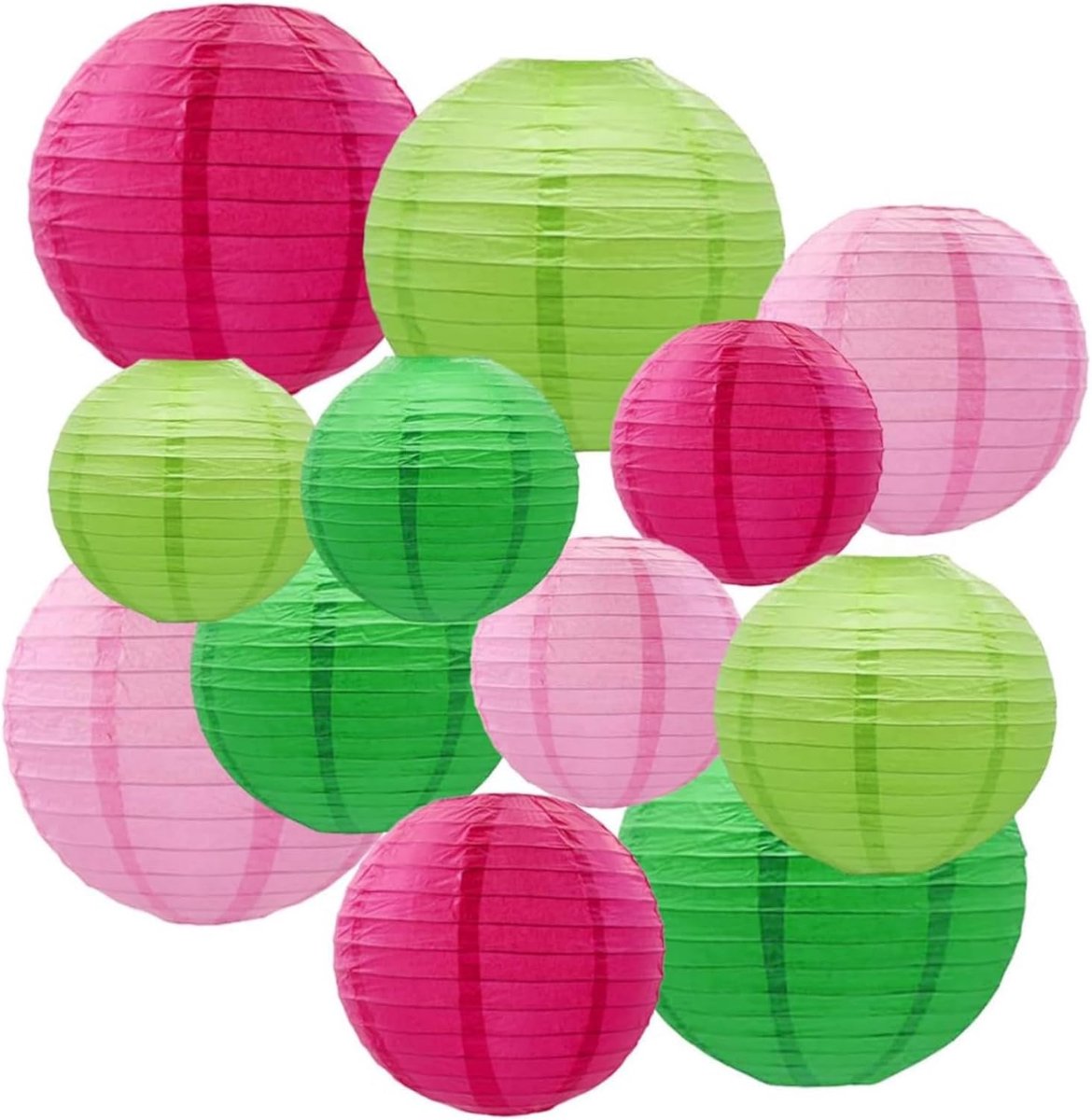 12 papieren lantaarns – perfecte decoratie voor bruiloften, verjaardagen, babyborrels en tuinen - ShopVlot