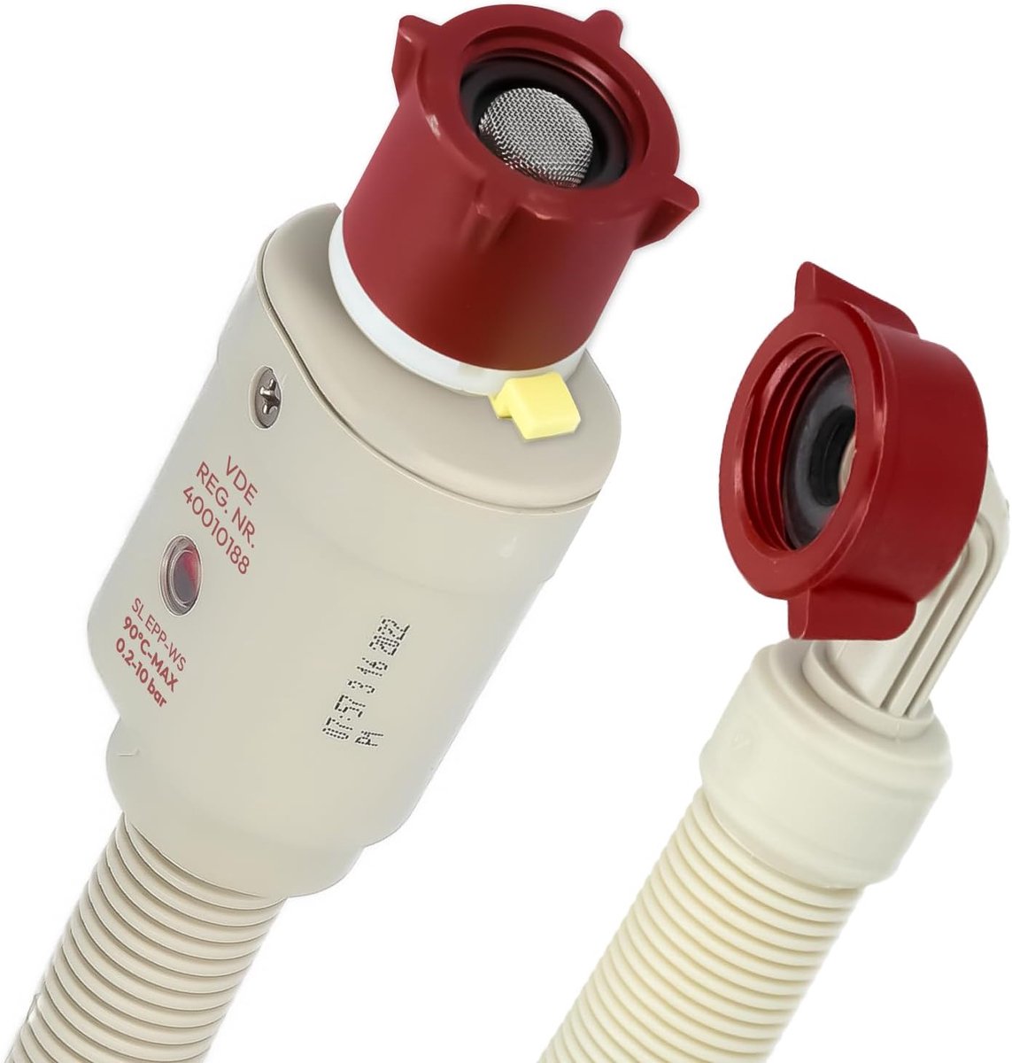 Kenekos - 1,5 m - 3 m Aquastop slang 3/4 inch draad max. 90 °C, veiligheidstoevoerslang incl. - ShopVlot