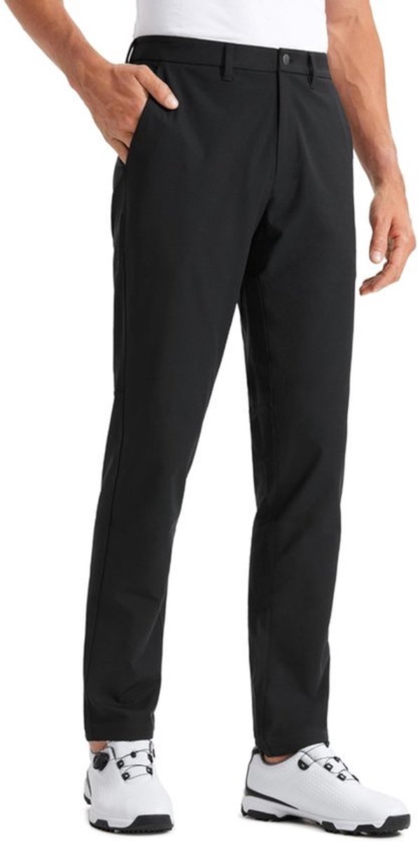 Allecto Heren Golfbroek Lichtgewicht Casual Broek Snel Droog en Blauw