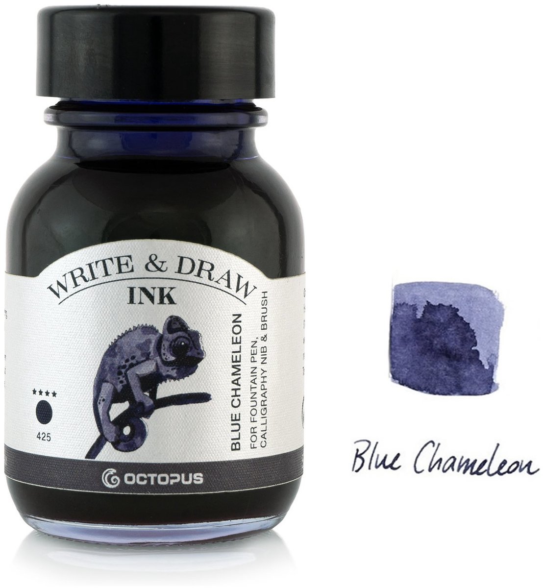 Octopus - Vulpen inkt - Schrijfinkt - Tekeninkt - 50 ml - Blue Chameleon