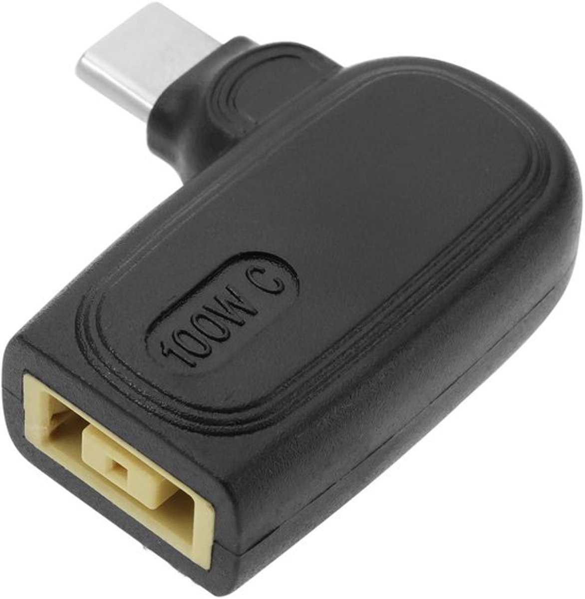 Zeynomax - USB C naar Slim Tip Adapter - 100w PD Opladen - Zwart - Type C Connector