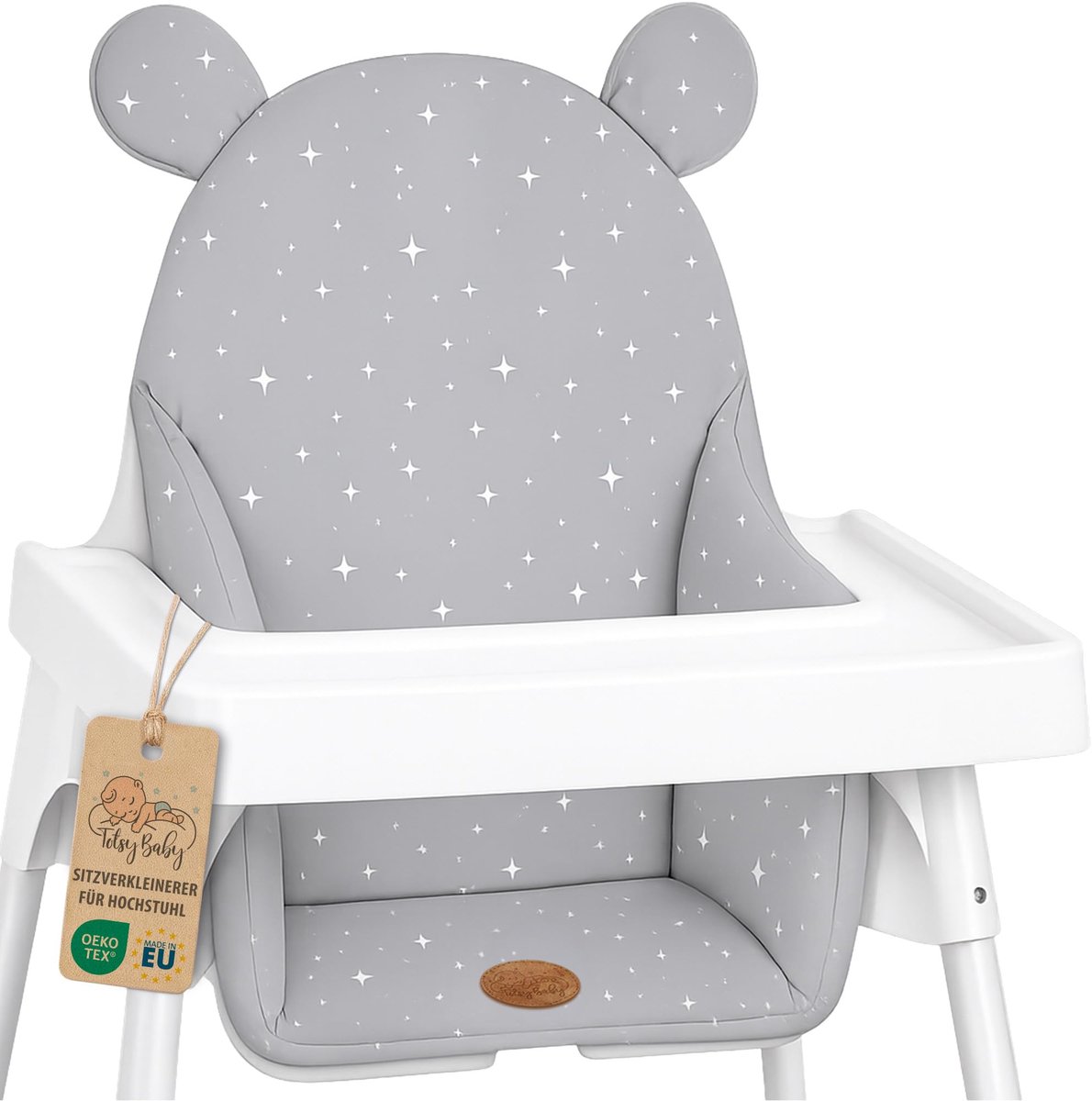 Kussen voor kinderstoel baby opvouwbaar zitverkleiner – zitkussen steun voor Ikea Antilop kinderstoel en babystoel – - ShopVlot