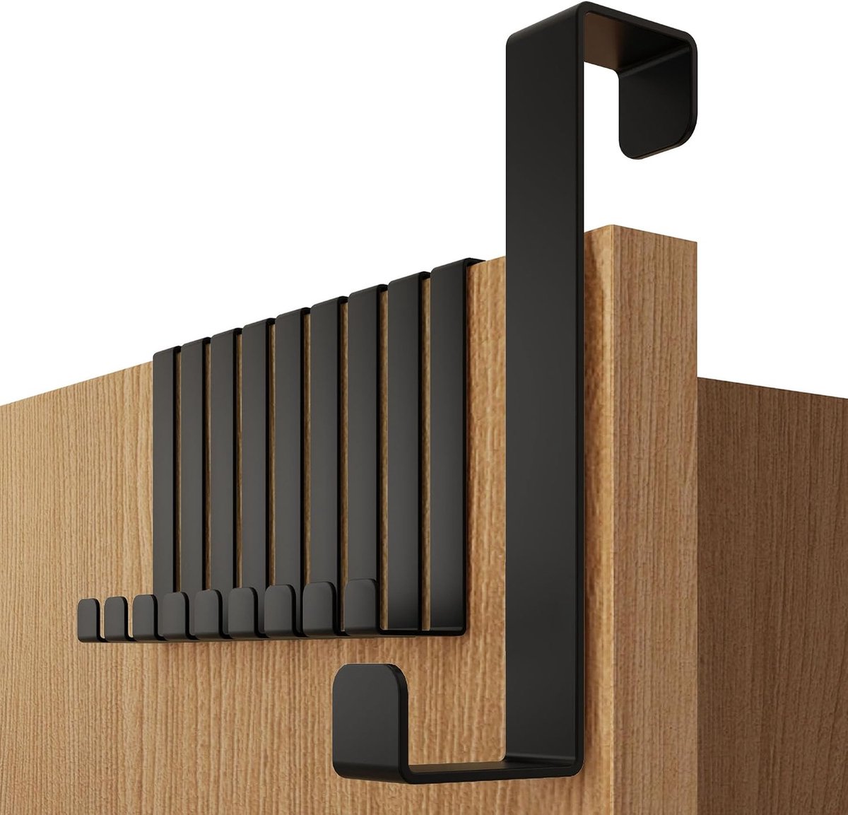 Handdoekhouder - Set van 10 - 1,6 cm - Zwart