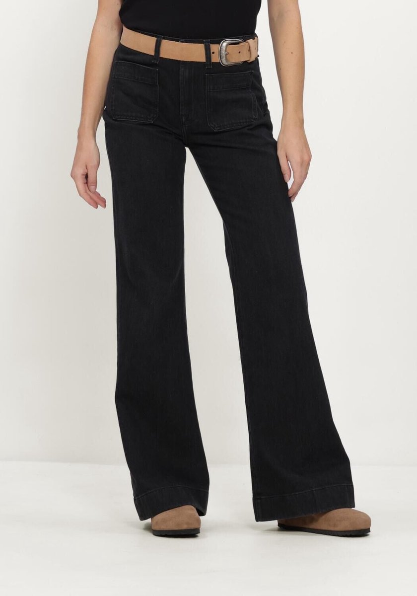 7 For All Mankind Modern Dojo Heavy Rain With Patch Pockets Jeans Dames - Broek - Zwart - Maat 27